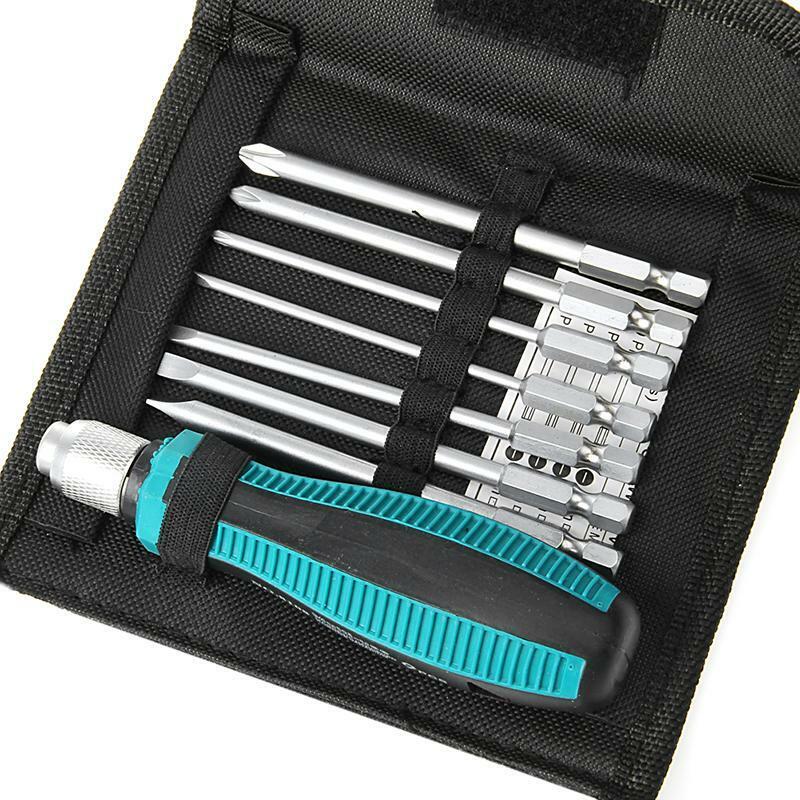 New 8 Magnetic Drill Bits + 1 Precision Screwdriver Torx Kit Set Repair Tools