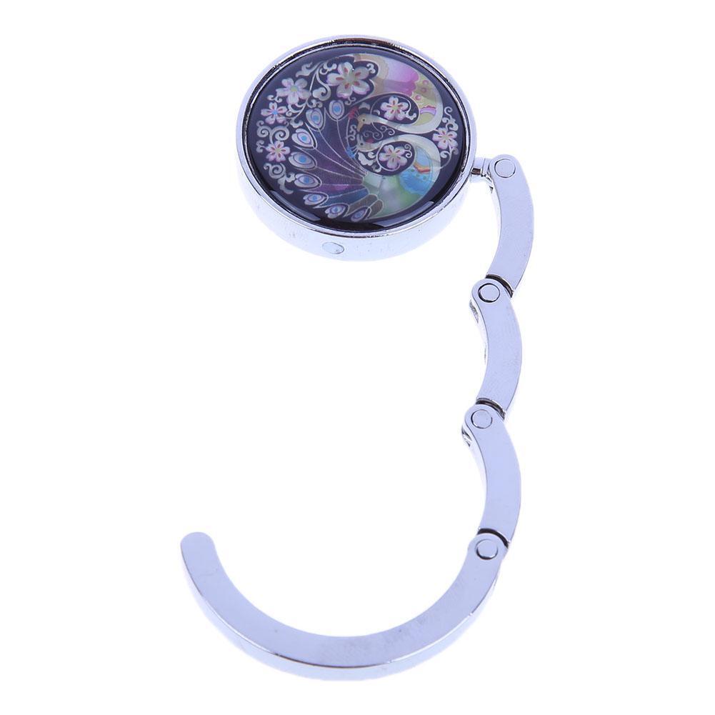 Portable Foldable Bag Purse Hook Bag Hanger Hook Table Handbag Holder
