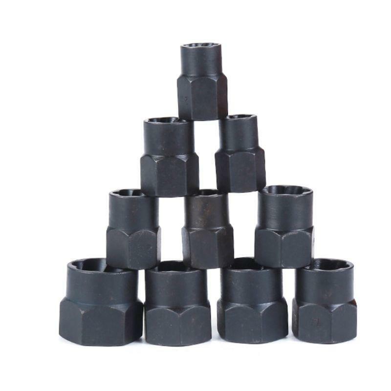 10 Pcs High section Bolt and Nut Grip Extractor Expansion Set