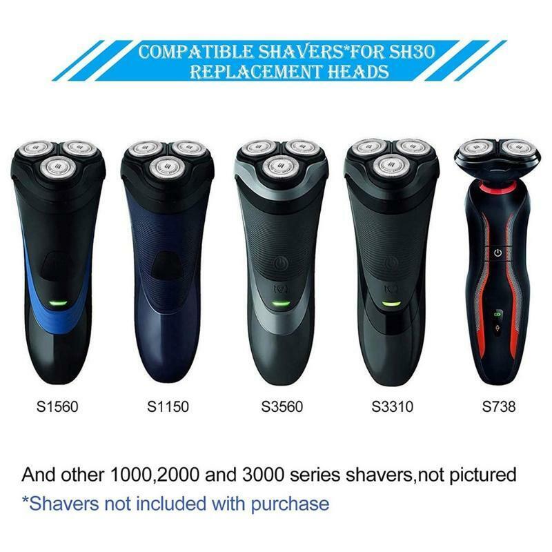 Replacement Razor Heads for SH30 Shaver S3000/1000 Replacement Razor Blades