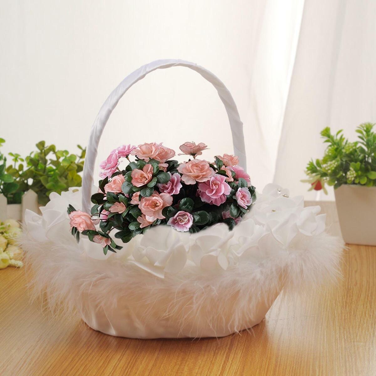 Flower Girl  Decorative Storage  Petals Holder Gift for