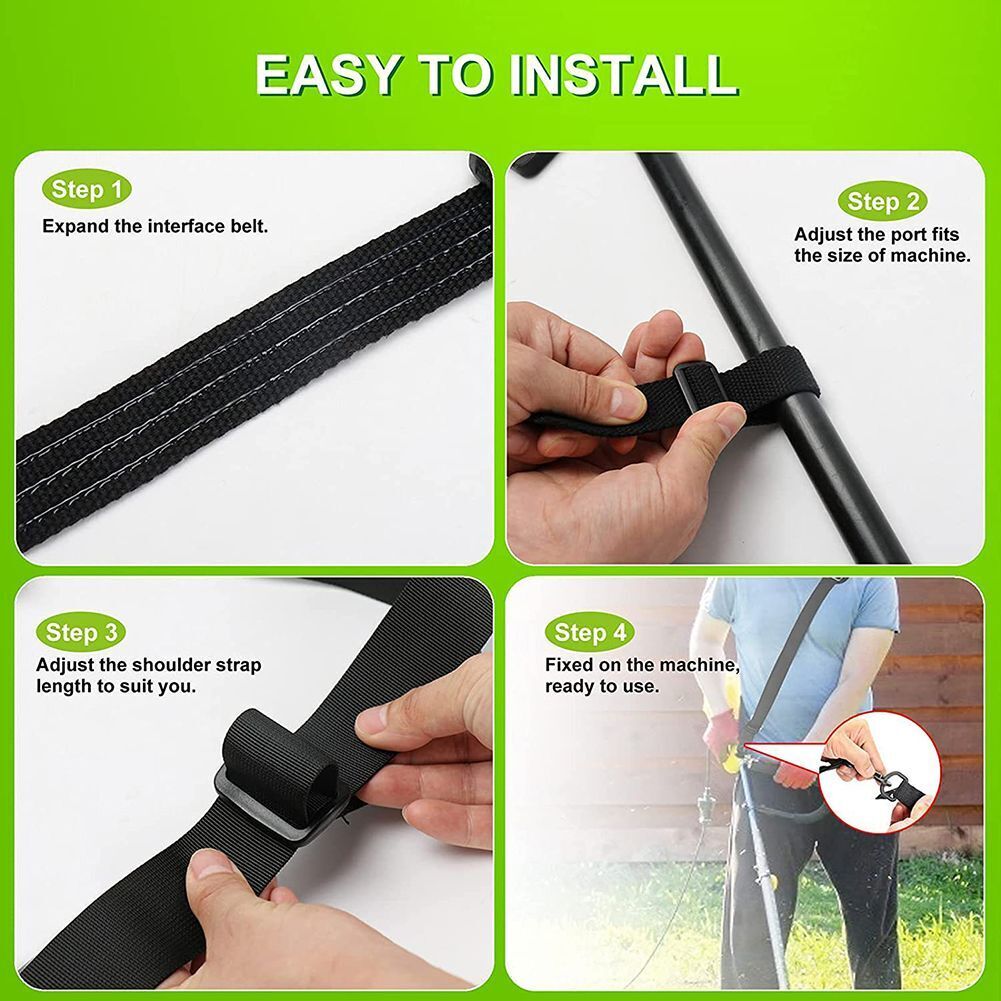 Hook Belt Brushcutter Straps Lawn Mower Harness Shoulder Harness Shoulder Strap