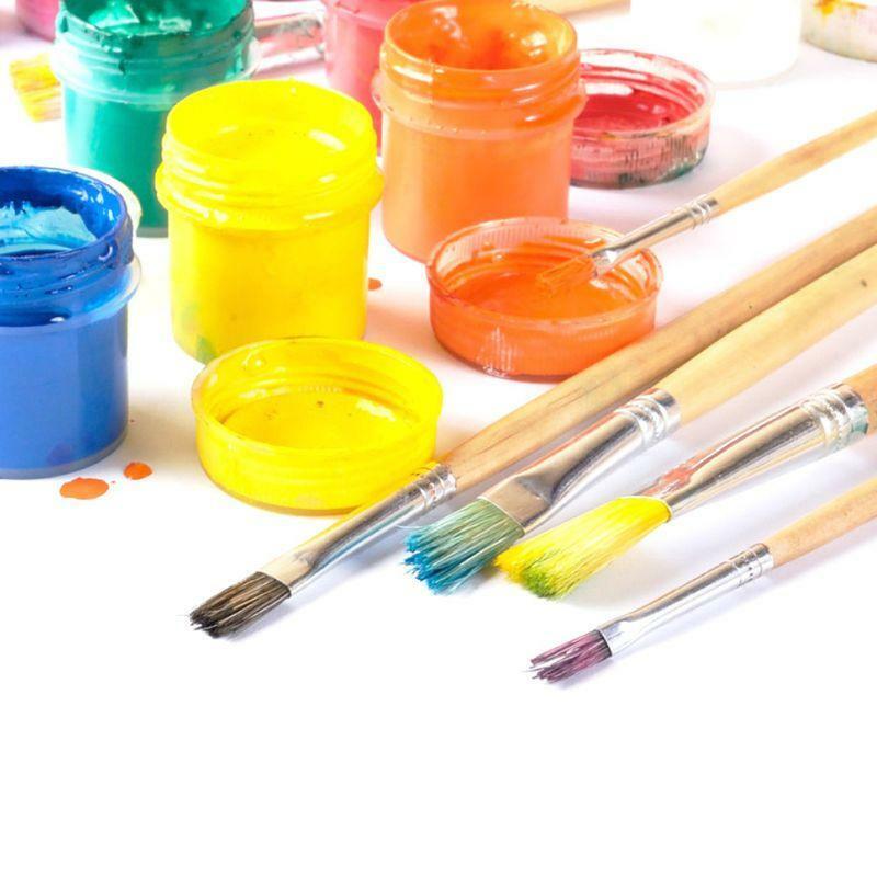 20ml 6 Vibrant Colors Washable Gouache Paint for Kids School Finger Paint