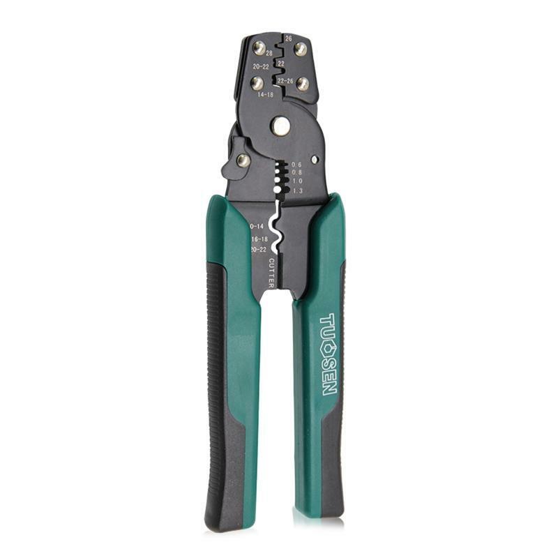 8" Wire Stripper/Cutter/Crimper Tool for Cutting Stripping Crimping Twisting