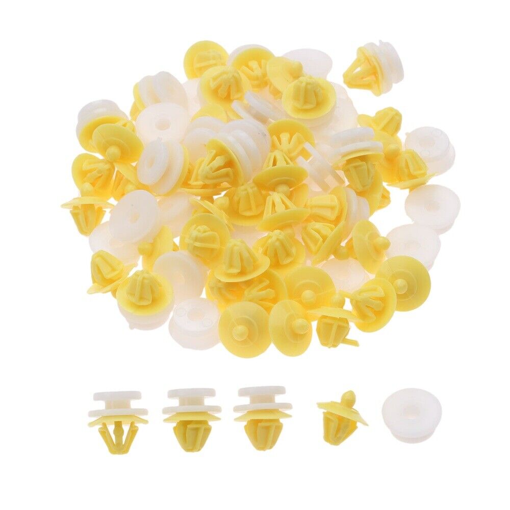 50Pcs Clip part number 7703077250 Rivets Plastic Clips Fastener for Renault