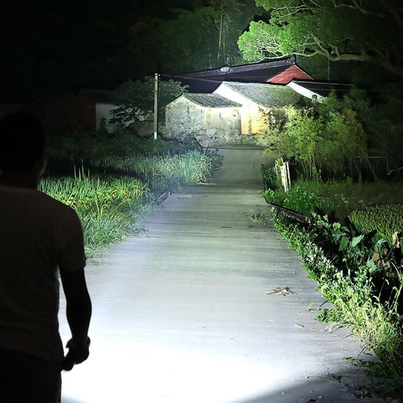 P50 Zoom LED Flashlight with Powerbank Function for Camping Police Emergency