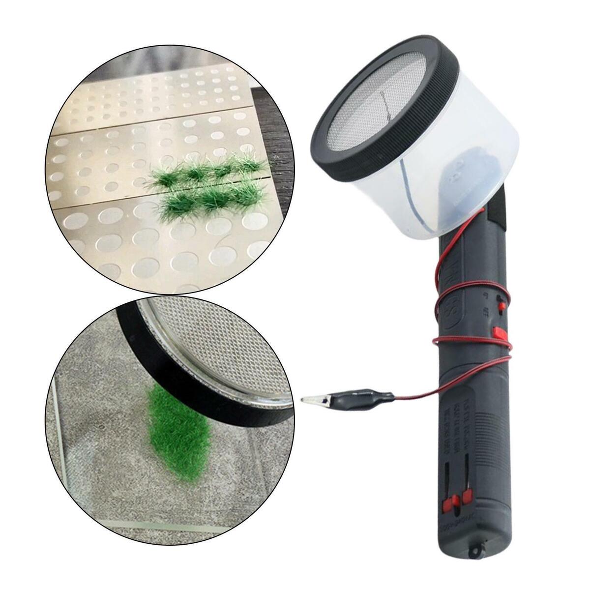 Static Grass Applicator for  Table  Railway ling  Table