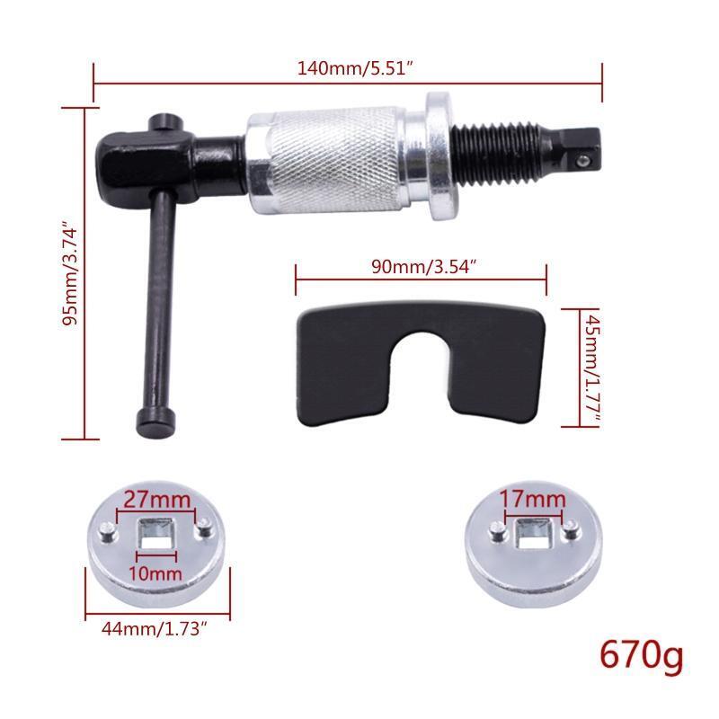 Right Handle Set Brake Caliper Wind Back Tool Handed Thread Compression Dual Pin