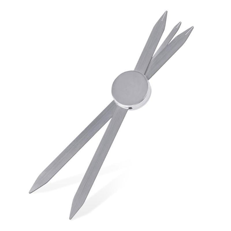 Microblading Accessories Stainless Steel Eyebrow Ruler Compass for Permanent