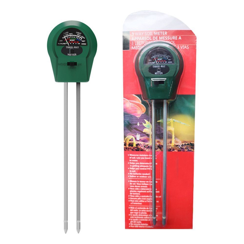 Plants Acidity Hygrometer Water Moisture Test Soil PH Tester 3 in 1 Meter Kit