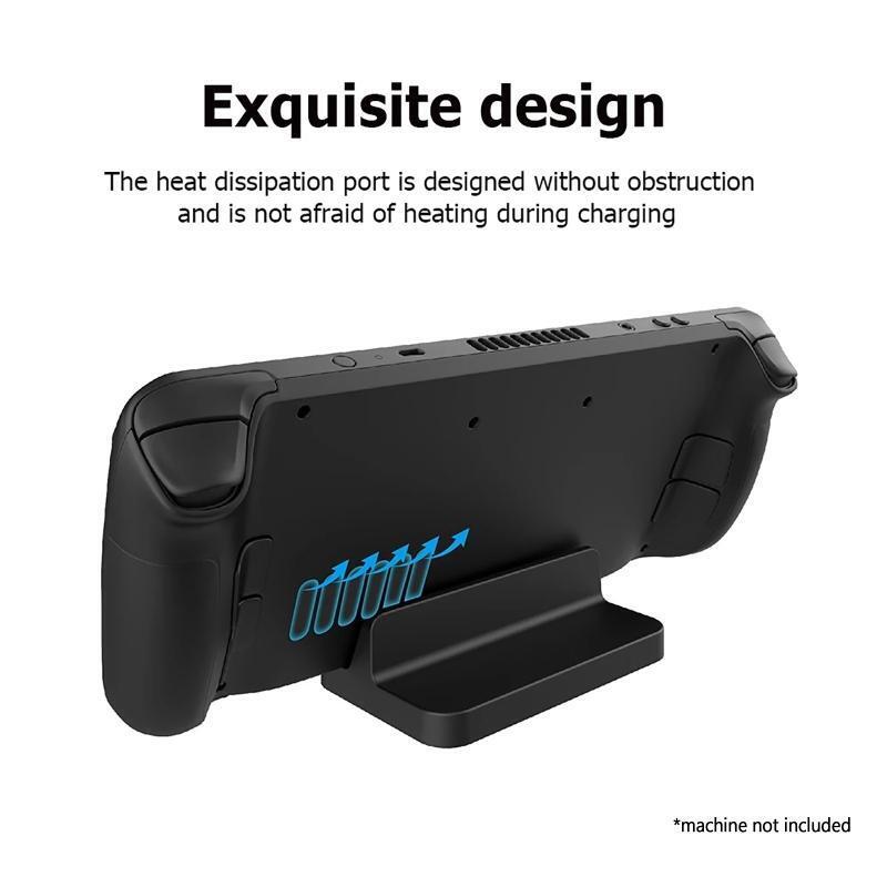For Steam Deck Game Console 5-in-1 Tempered Film Gaming Console Holder Travel