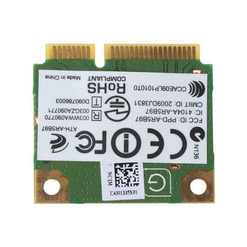For Atheros AR9287 AR5B97 Wireless Adapter 300Mbps Mini Half PCI-E Wifi Card