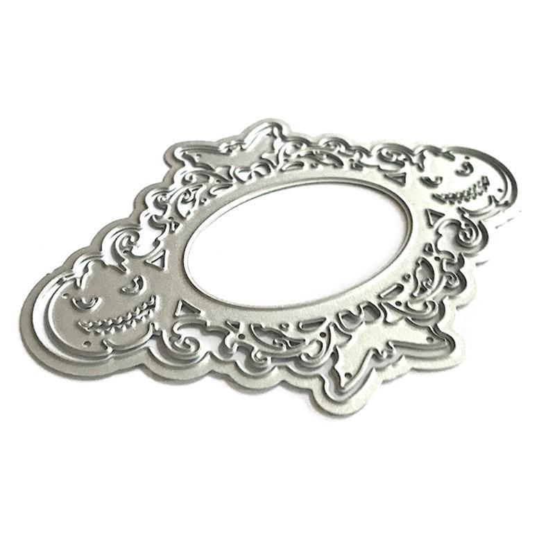 Halloween Pumpkin Mirror Metal Cutting Dies Stencil DIY Scrapbooking Album Paper