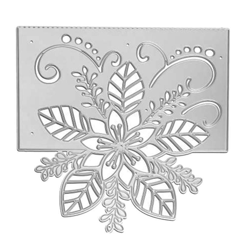 Flower Leaves Metal Cutting Dies Stencil Scrapbooking DIY Album Stamp Paper Card