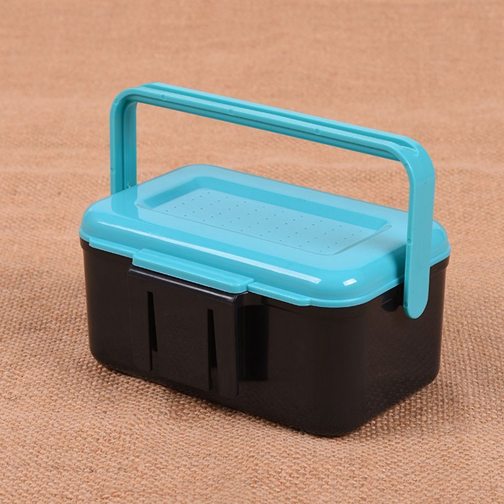 ABS Carp Fishing Tackle Fly Bass Earthworm Lure Red Worm Boxs Live Bait Box