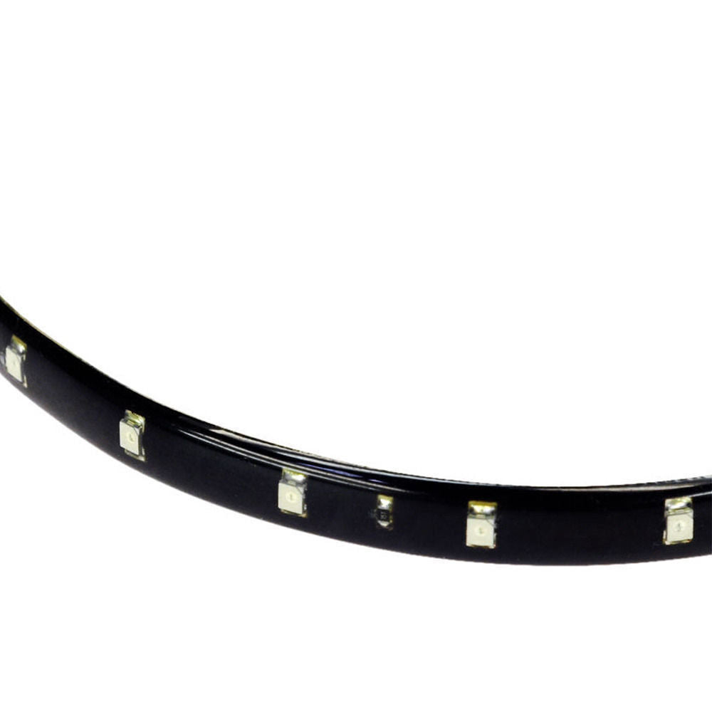 New Flexible Waterproof 30cm 15 LED SMD   DC 12V Car LED Light Strips Purple