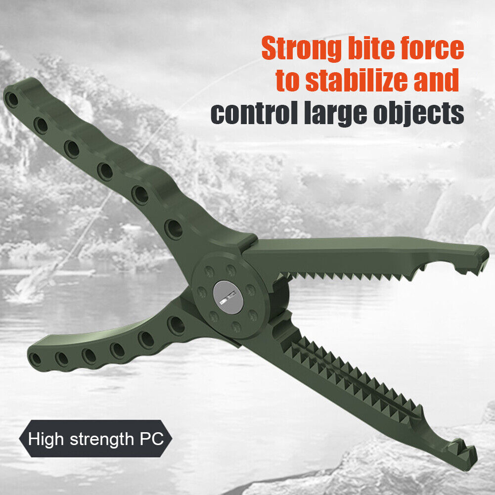 Fishing Tongs Gripper Cutter Plier Lip Controller Live Fishing Buckle Clamp