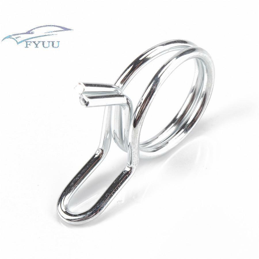 70Pcs For Car Motorcycle RV ?5-?18 Double Wire Fuel Line Hose Tube Spring Clamp