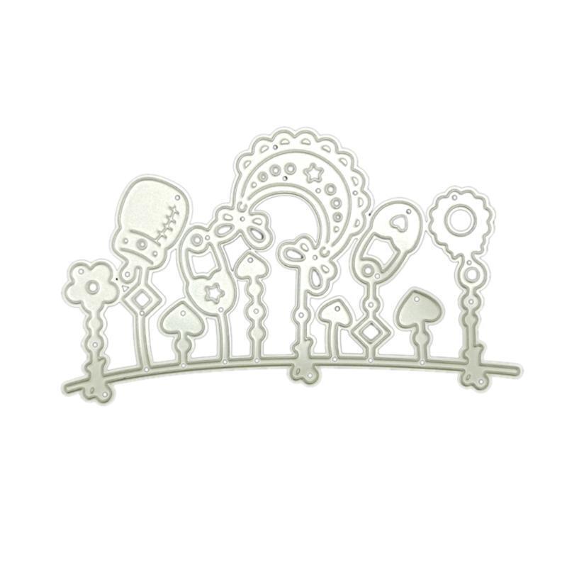 Garden Fence Cutting Dies Photo Album Decoration Family Together Party Diary