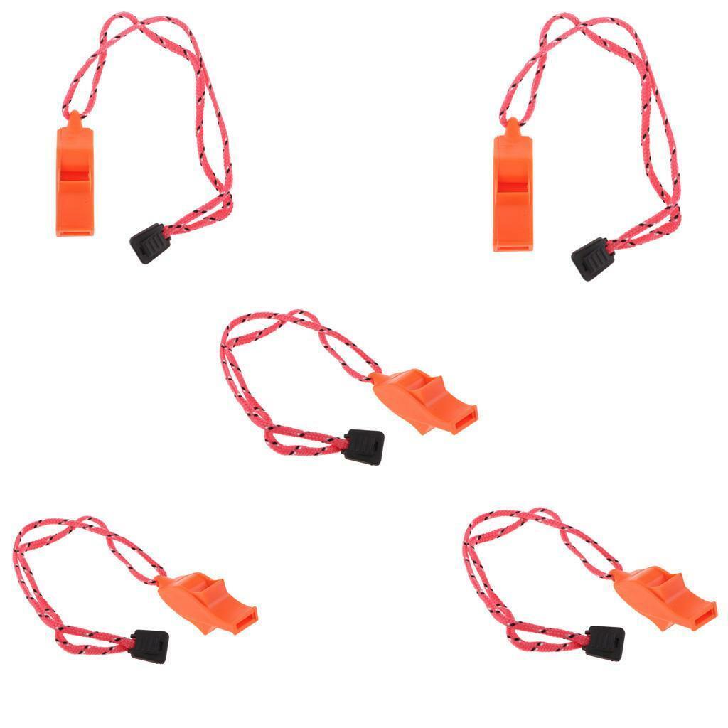 5   with Lanyard for Safety Boating Camping Hiking Survival