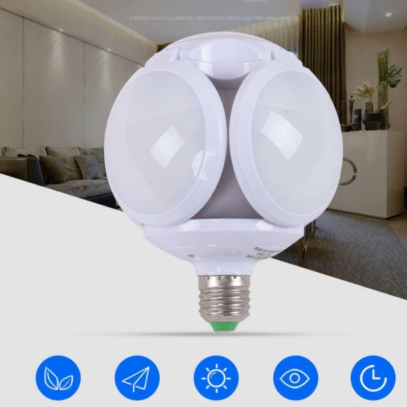 40W Foldable Football Shaped LED Bulb Warm White Color Spotlight LED Light Lamp