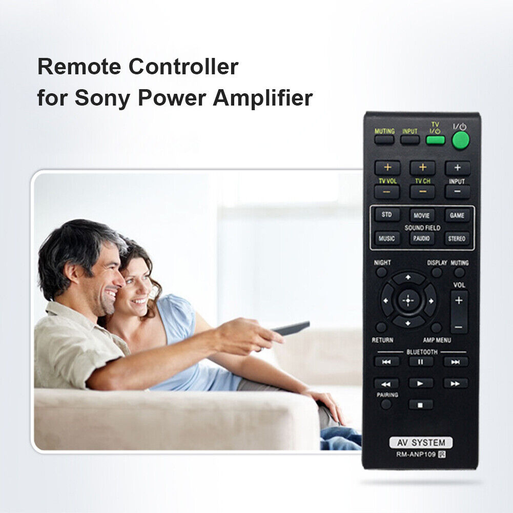 Replace Remote Control Audio Power Amplifier for Sony RM-ANP109 HT-CT260H