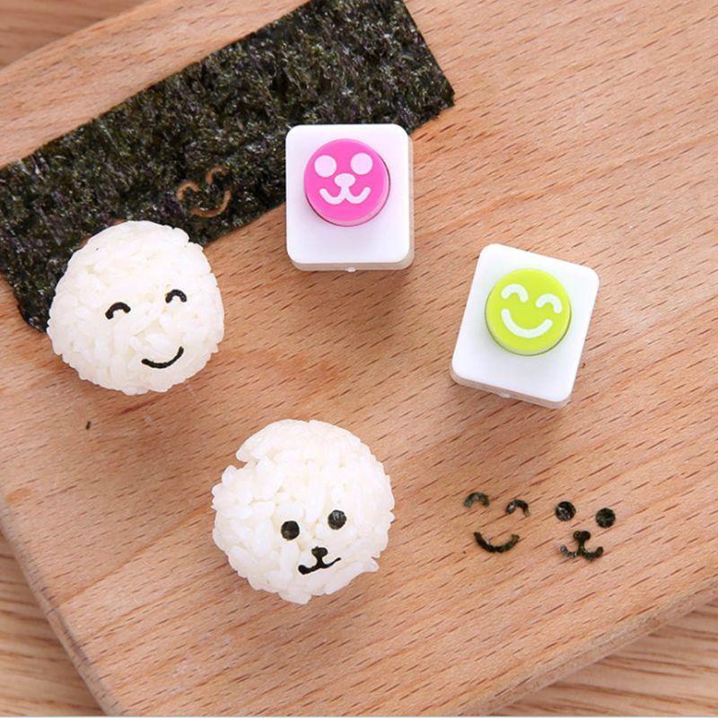 Onigiri Mold Rice Ball Sushi Maker DIY Handicraft Bento Accessories with Spoon