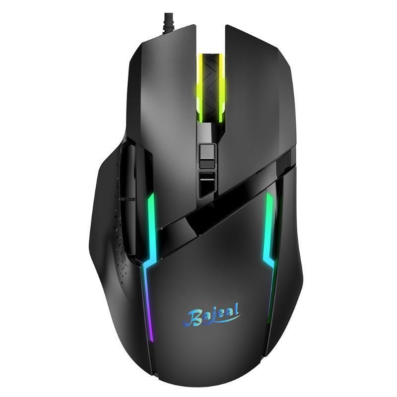 Portable USB Wired Mouse Ergonomic 7200dpi Wired Mice Gift for Men Women Student