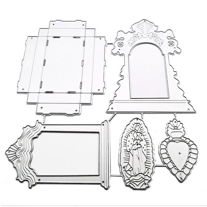 Heart Pendant Metal Cutting Dies Stencil DIY Scrapbooking Album Paper Card Mold