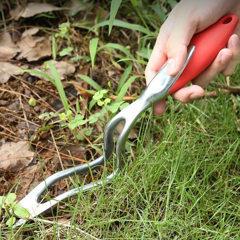 Aluminium Alloy Garden Hand Weeder for Garden Lawn Farmlands Labor-saving