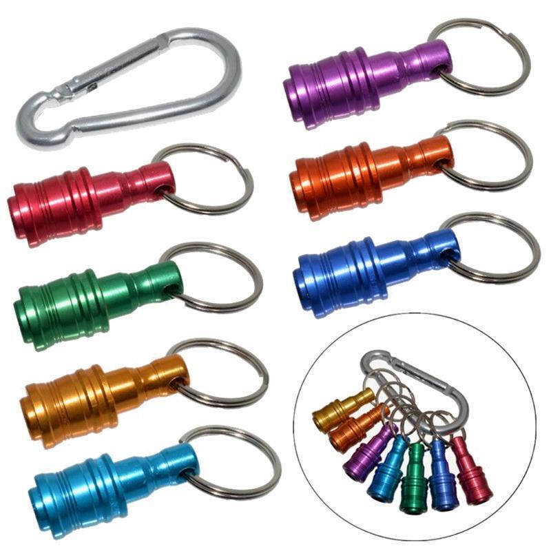 1pcs Keychain Extension Bar,1/4 Inch Hex Shank Screwdriver Extension Bits Holder