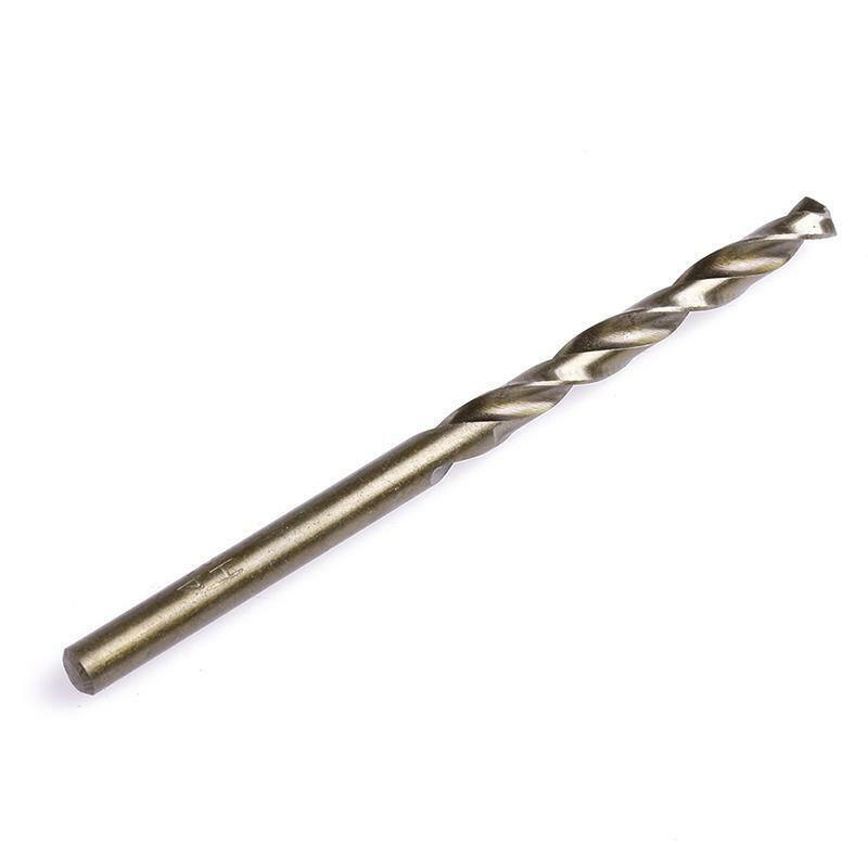 10Pcs 4.5mm M35 Round Shank HSS-Co Cobalt Twist Drill Spiral Drill Bit