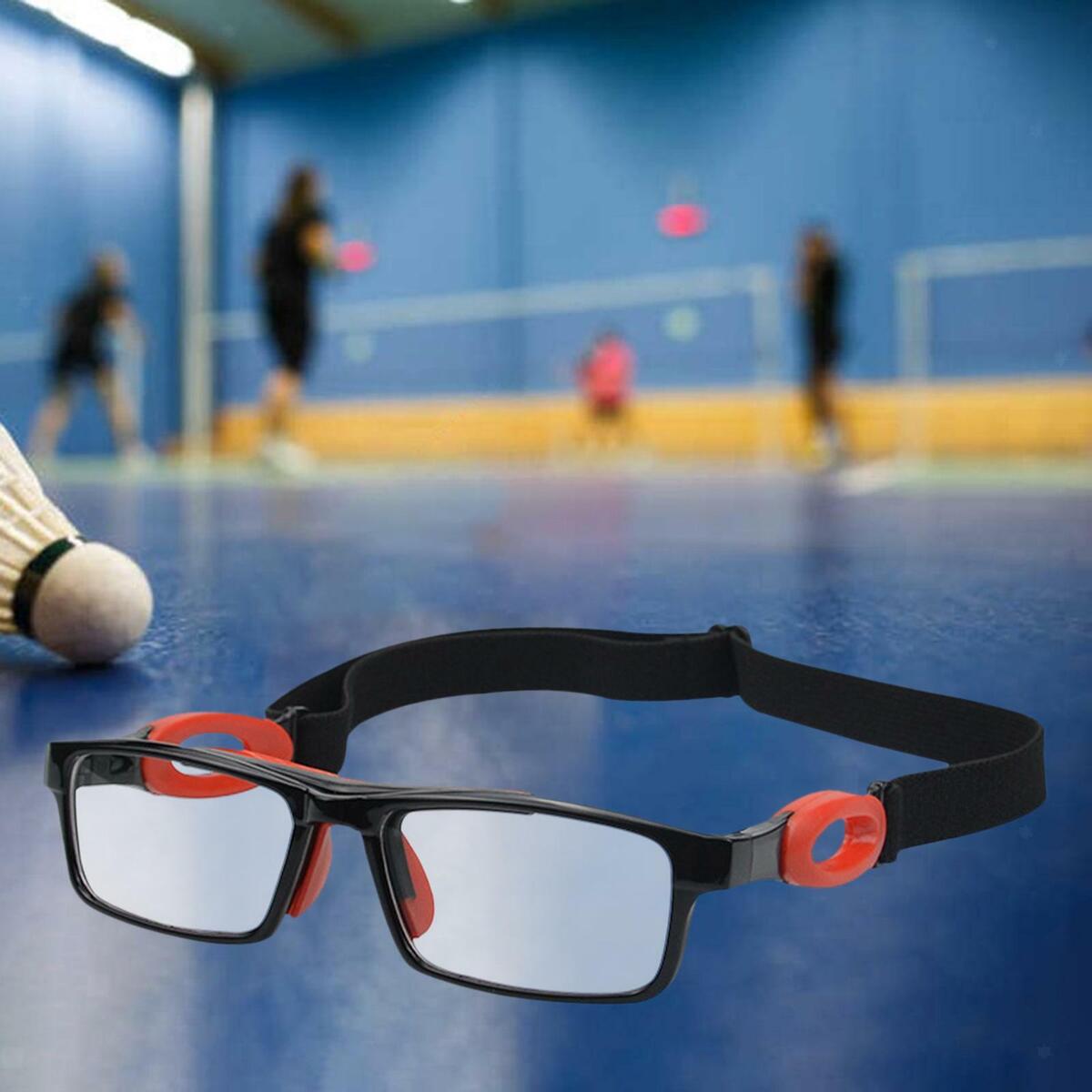 Basketball Glasses for  Anti-Collision Safety Eyewear for Tennis Black