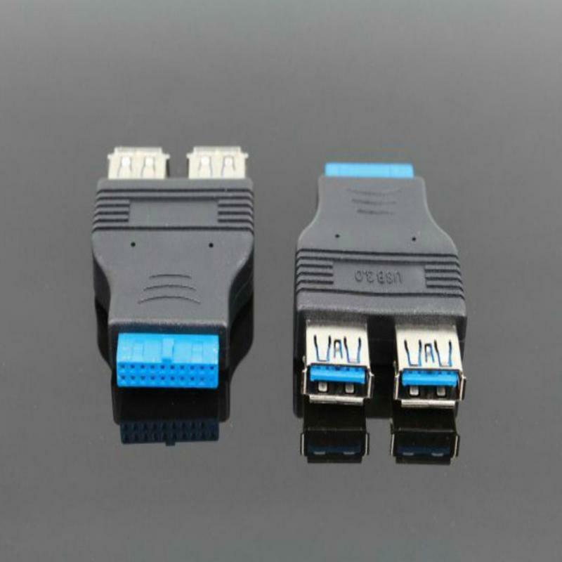USB 3.0 Hub Extension Board USB devices 20pin to 2 port USB3.0 Adapter 4.8Gbps