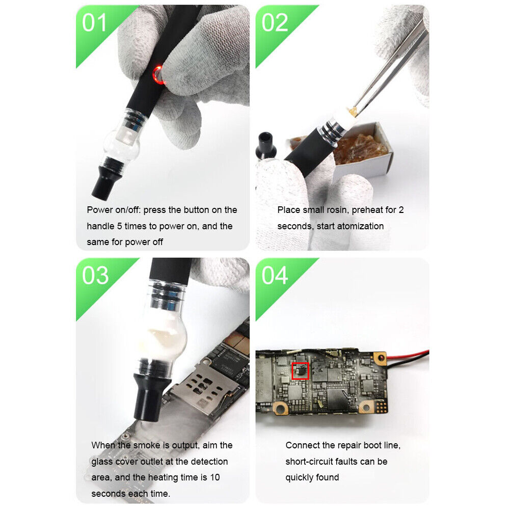 Rosin Atomizer Short Circuit Detector for PCB Phone Repair Tool (RL-069A)