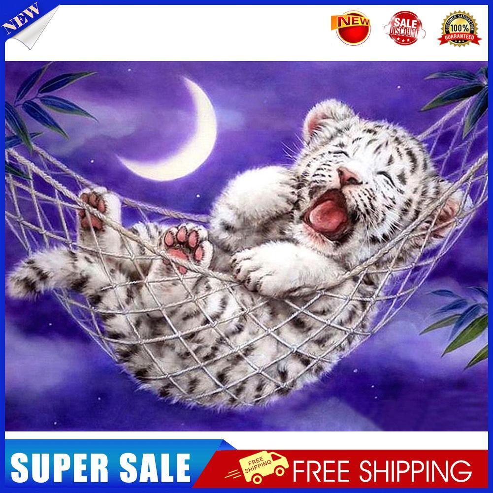 Full Round Drill Diamond Painting 5D DIY Little Tiger Rhinestone Picture