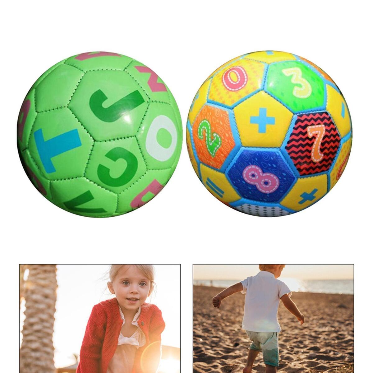 2Pack Kids Soccer Ball Sports Game Foam Ball Recreative Play Ball Gifts