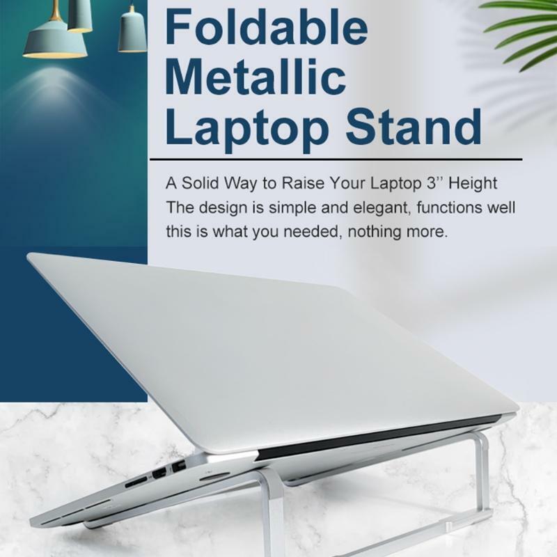 Laptop Computer Riser Holder Heat Dissipation Bracket Aluminum Alloy Desktop