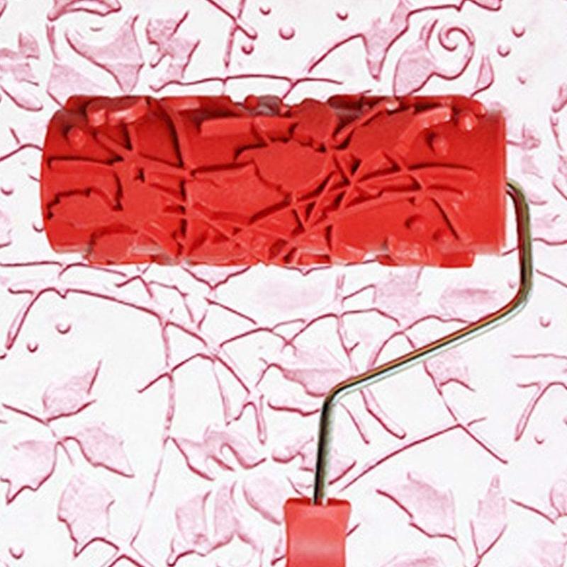 Decorative Art Roller Texture Roller with Plastic Handle Decorative Art Roller