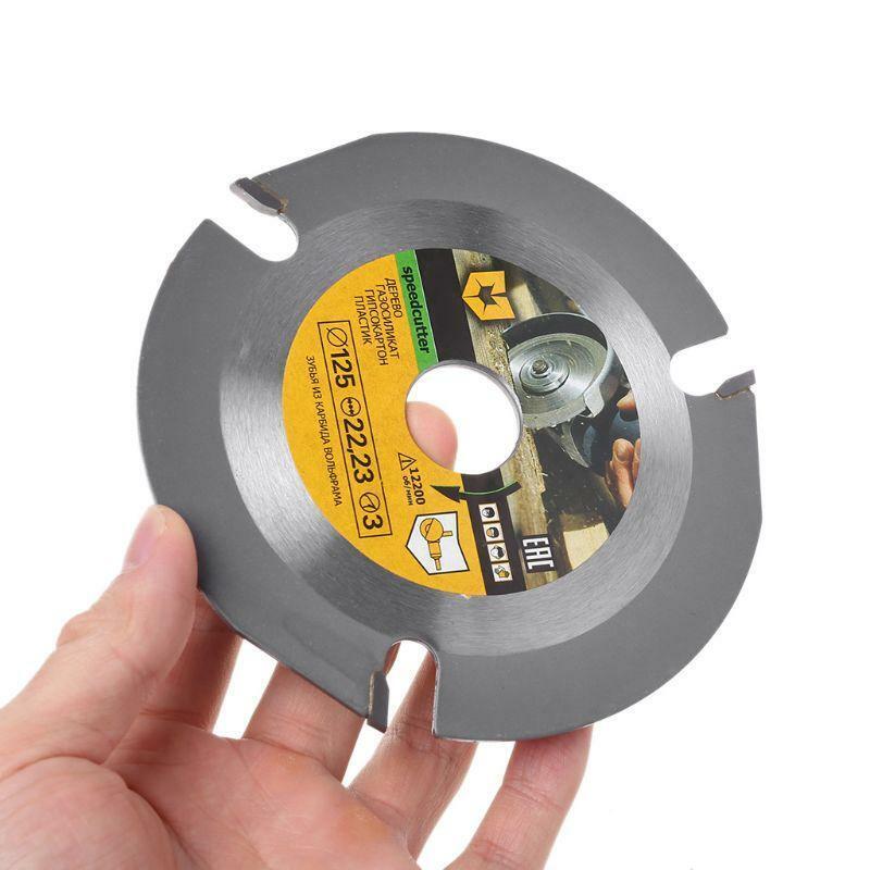 125mm 3T Circular Saw Blade Multitool Wood Carving Cutting Disc Grinder Carbide