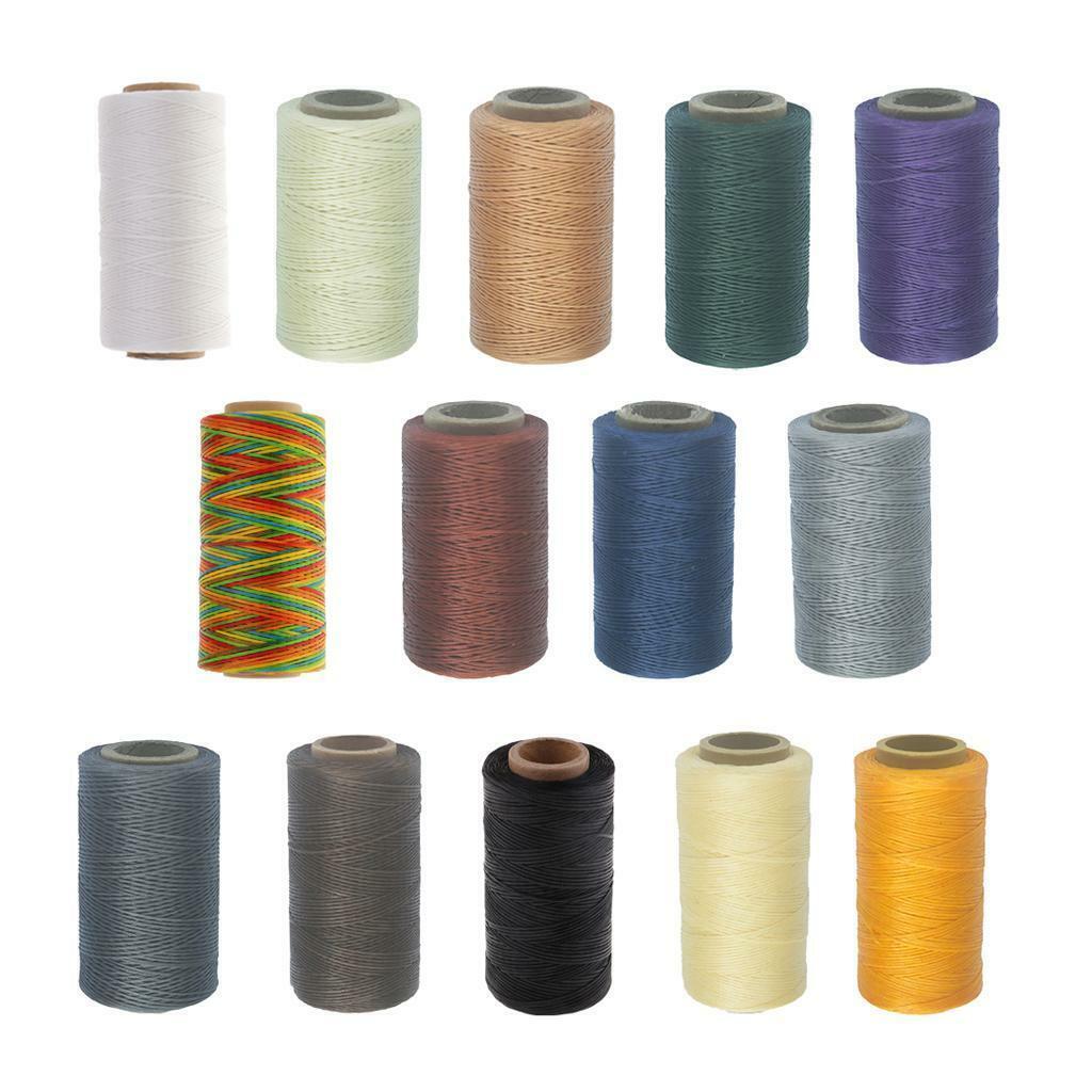 2Pcs 260M 150D 0.8mm Leather Sewing Waxed Thread -stitched Cord Supplies