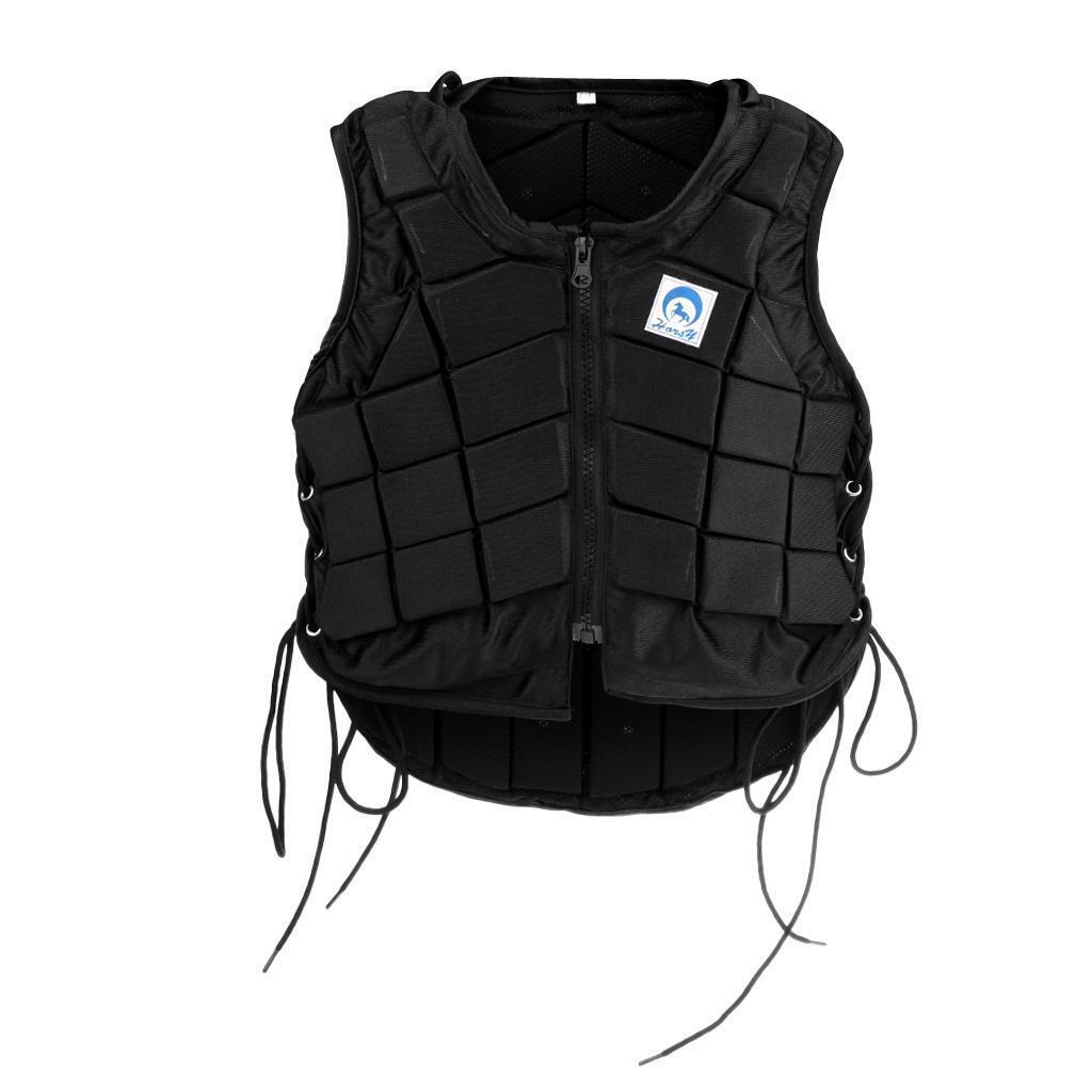 2 Pieces Horse Riding Vest Equestrian Vest Body Protector Protective Gear
