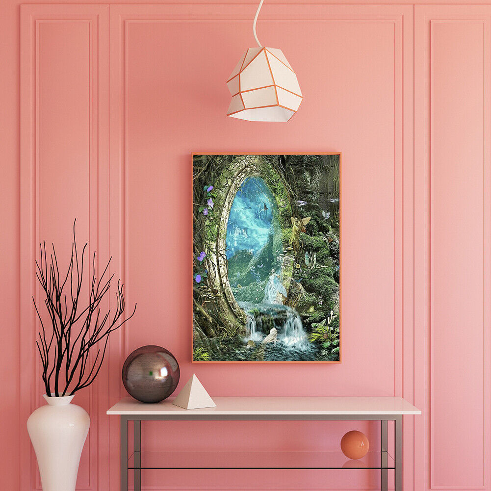 DIY Full Drill Diamond Painting Forest Fairy Tale Rhinestone Mosaic Picture