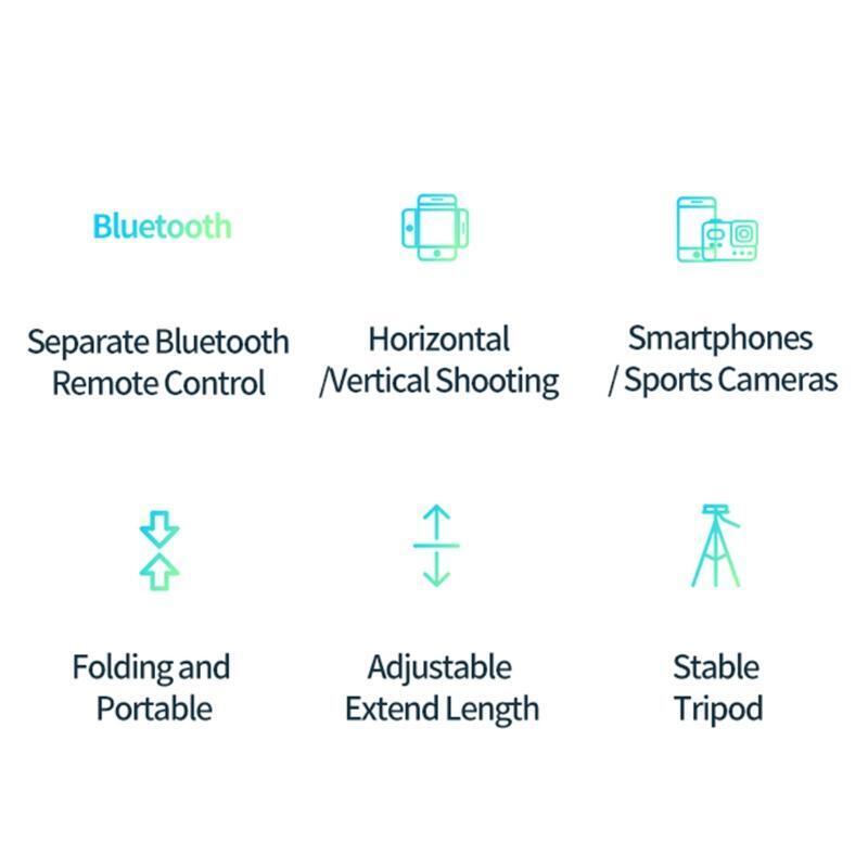Extendable Selfie Stick Tripod Stand Gimbal Stabilizer for Most Smartphones