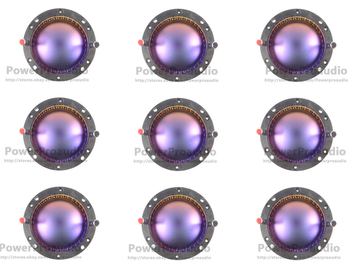 9pcs Diaphragm for P Audio SD-75BF for SD75BN Driver VC76mm 8? Blue Titanium