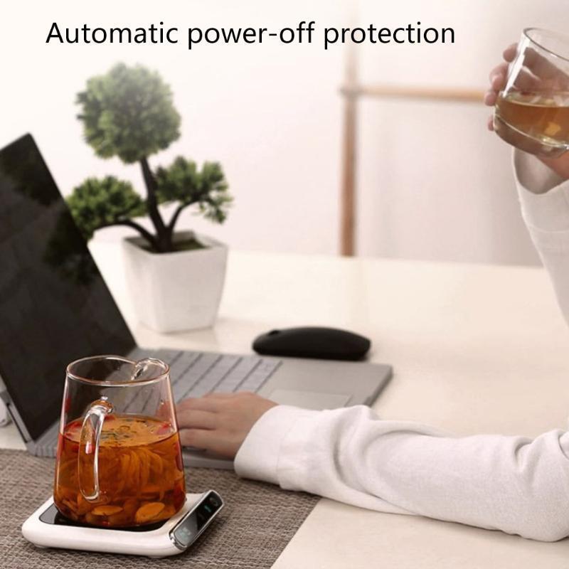 Office Beverage Heater Electric Heating Coaster USB Coffee Mug Warmer Mat
