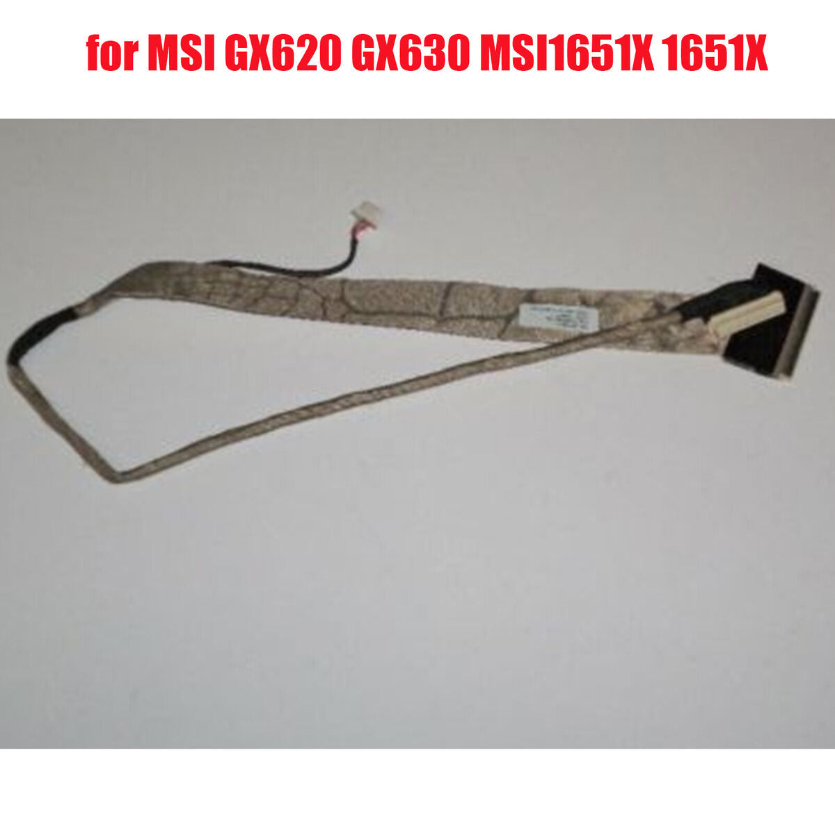 LCD Screen Cable Line for MSI GX620 GX630 MSI1651X 1651X K19-3040006-H39 A2UK