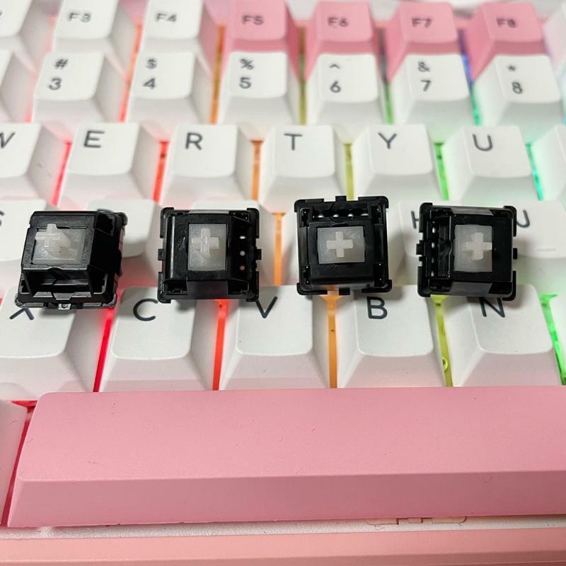 RGB Piano Switches SMD Fully POM Keyswitch for Mechanical Keyboard 5pin 63.5g