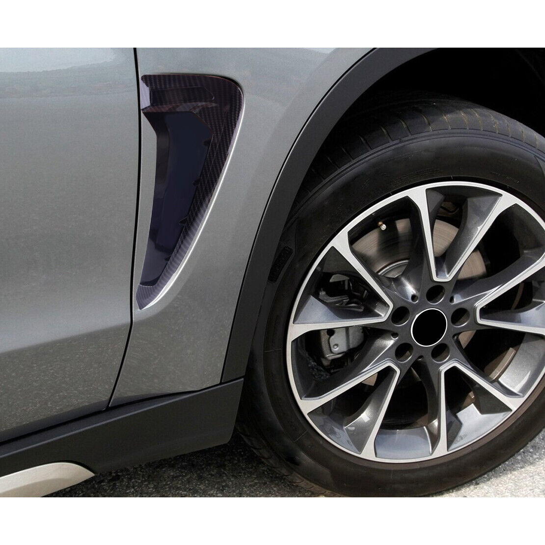 Side Marker Fender Air Wing Vent Trim Cover Fit For BMW X5 F15 X5M F85 14-2018