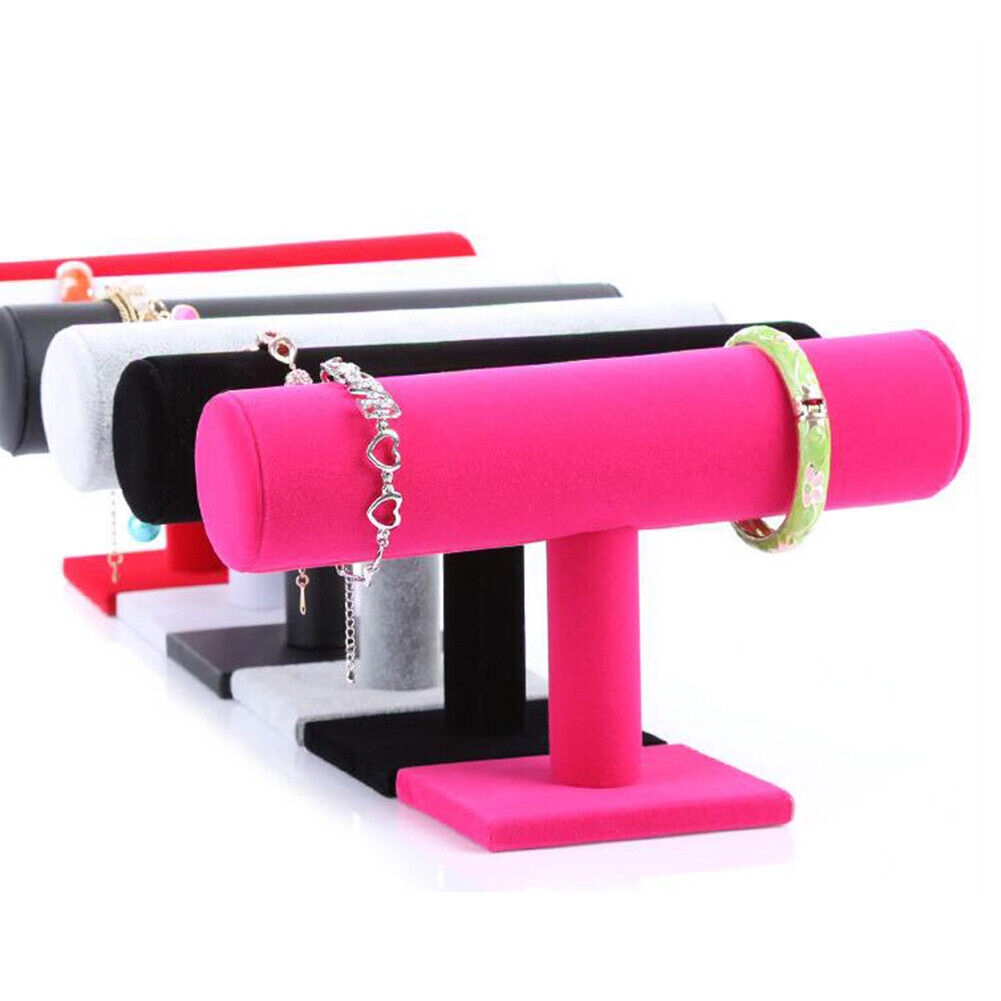9.1 inch Bracelet Watch Jewelry  Chain Display Holder Organizer Rack(Rose)